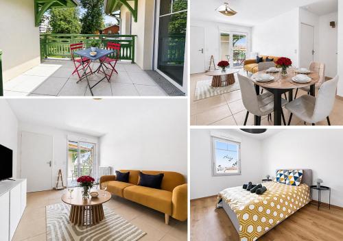 T2 moderne, Terrasse et Parking privé Gratuit