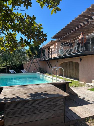 Villa Piscine proche plages Mandelieu-Cannes