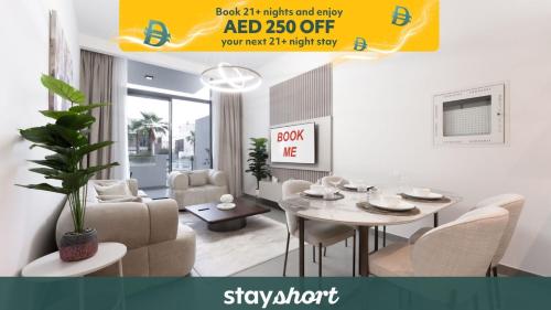 Free housekeeping visits during your stay - StayShort - JVC Apartment Sleeps 2 with Huge Balcony