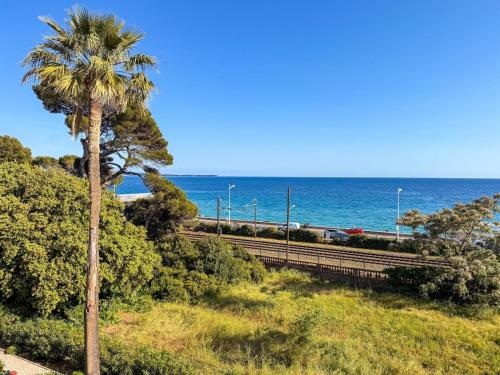 L'Azuria - Terrasse vue mer et accès privé plage