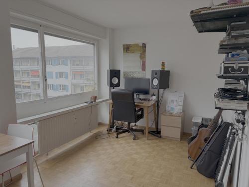 Bright, Calm Studio in the Heart of Kleinbasel and Near the Rhine