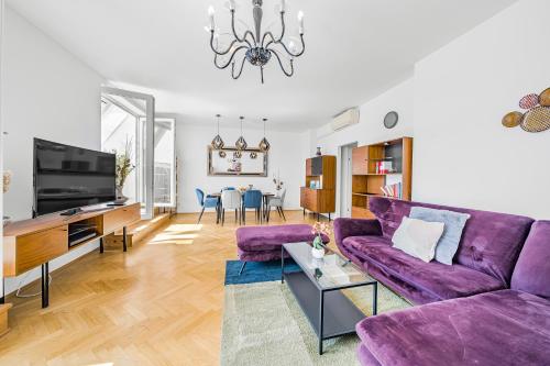 City Center Penthouse, 3 Bedrooms, 30qm Rooftop, AC