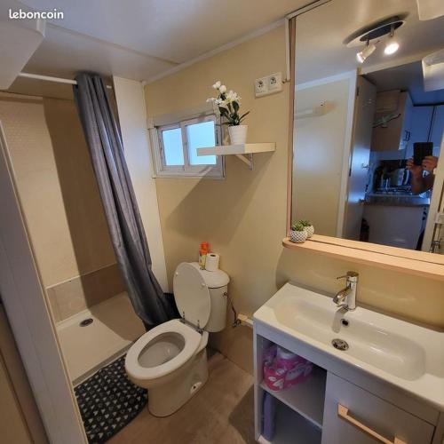 Mobil-home Climatisé à 400m de la Plage - Camping Les Fontêtes