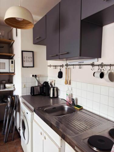 Spacious Studio Paris La villette-Metro