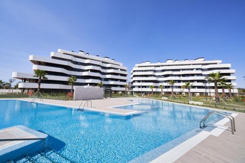 Luxury Terraza Álamos con Piscina climatizada a 5 min playa