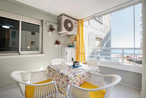 Apartment on the beach with parking and pool