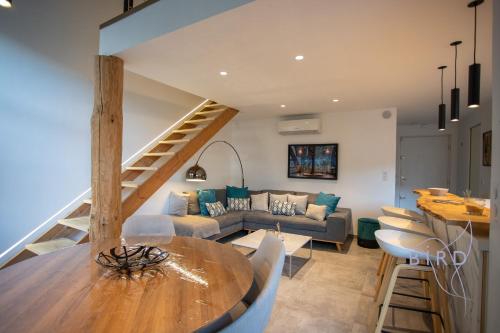 Duplex contemporain en bord de mer AC parking