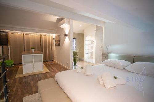 Duplex contemporain en bord de mer AC parking