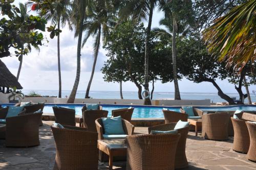a view of the pool at the resort at Ocean Village Club (Adults Only) in Diani Beach