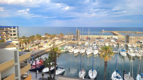 T3 Port-Barcarès panorama mer & terrasse