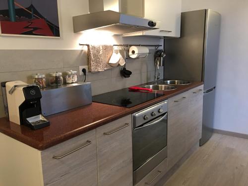 Kjøkken eller kjøkkenkrok på Appartamento Malabranca