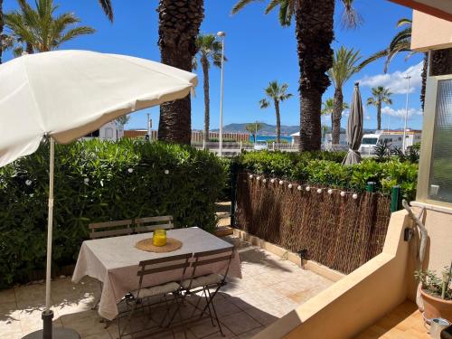 "Les Palmiers" Studio spacieux vue mer Terrasse & Parking