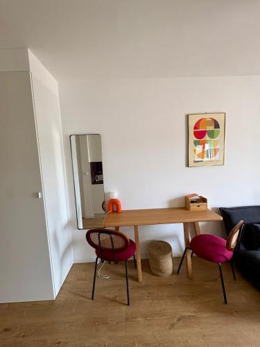 Studio moderne, proche plage, climatisation photo 15