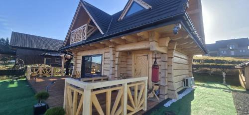 Domek z bali Beskid Mały