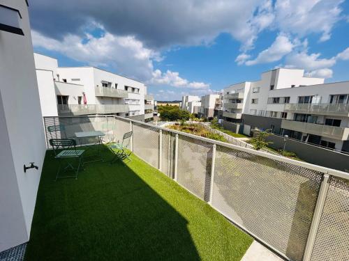 Léchapée champenoise Terrasse