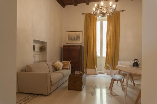 Posezení v ubytování B&B Al Vico