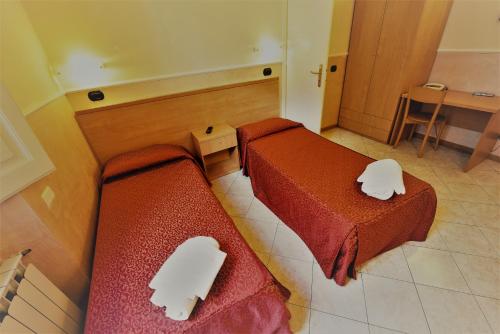 Katil atau katil-katil dalam bilik di Hotel Palazzuolo