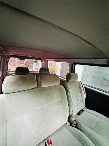 a back seat of a car with empty seats at Kdh TRH 2014 in Wennappuwa