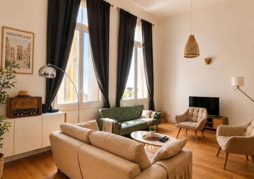 Élégant appartement haussmannien dans l'écusson