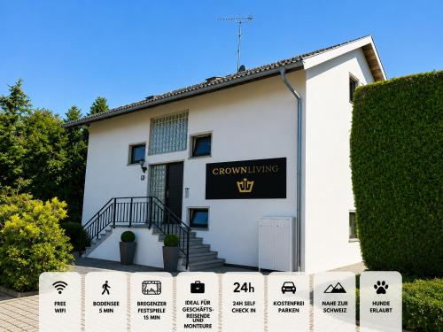 CROWN LIVING Basic Studios - Self Check-In - Free Parking - Highspeed WiFi - Ideal for Holiday and Work Stays