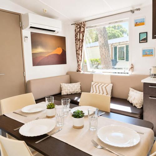 L'Alizé Mobil Home 6 personnes Camping 4 étoiles Piscine Clim Plage à 3 kms Barcarès