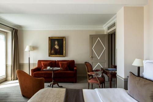 Ruang duduk di Hôtel Brighton - Esprit de France