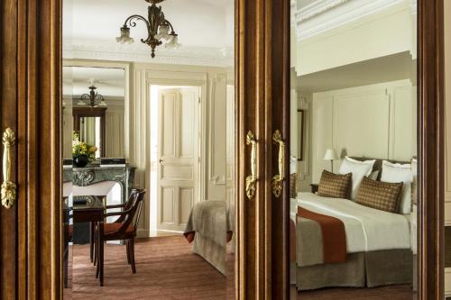 Katil atau katil-katil dalam bilik di Hôtel Brighton - Esprit de France