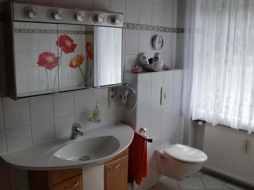 Ferienhaus Margaretha tesisinde bir banyo