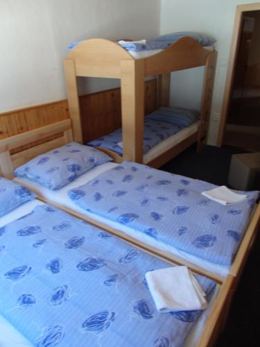 Ein Bett oder Betten in einem Zimmer der Unterkunft chata Karolínka