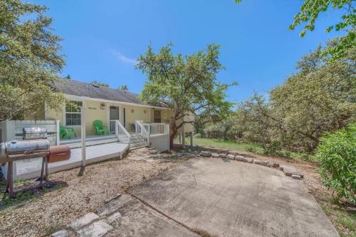 an exterior view of a house with a driveway at CL 2459 Yellow Rose in Canyon Lake