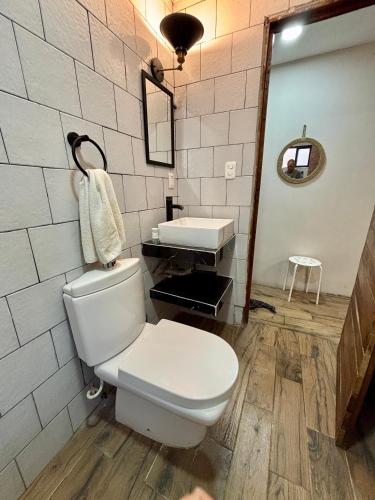 Bilik mandi di Casa Ufemia habitacion 1