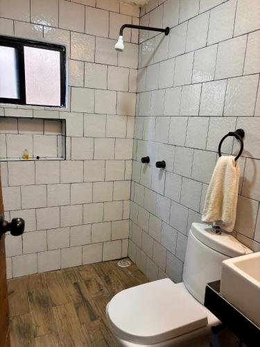 Bilik mandi di Casa Ufemia habitacion 1