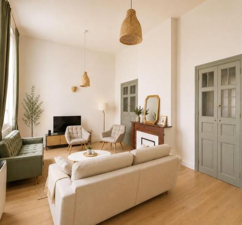 Élégant appartement haussmannien dans l'écusson