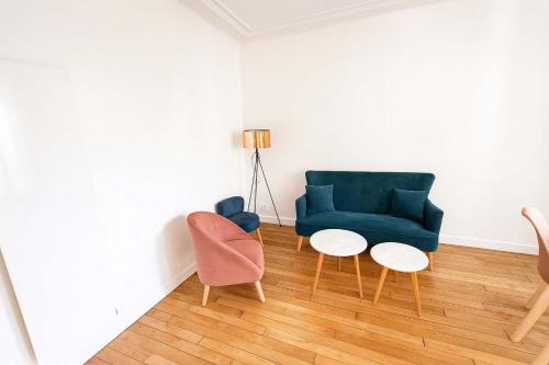 Appartement coeur paris 16 rue de bassano - 2P