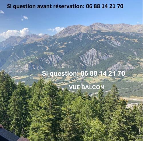 Studio standing PRALOUP 1600 dernier étage 4 personnes Vue époustouflante PREMIUM