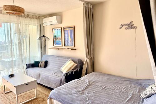 Studio with pool and balcony in Sainte-Maxime