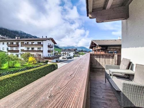 a view from the balcony of a apartment building at Apartment Schöser by Interhome in Weerberg