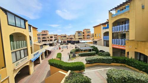 Grand T4 avec terrasse cœur Barcarès, plage à 100m