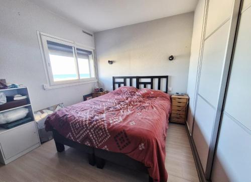 T2 climatisé, vue Mer totale, ascenseur, 2 à 4 pers, parking privé, Wifi fibre, proche des commerces, Kanumera Barcarès