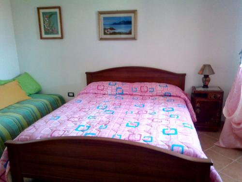 Katil atau katil-katil dalam bilik di bed and coffee Sas Damas