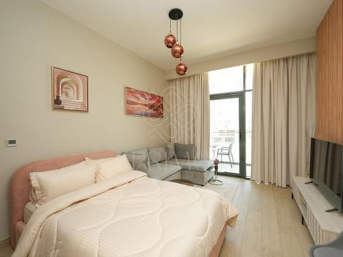 Chic Studio Apartment in Meydan with Burj Views