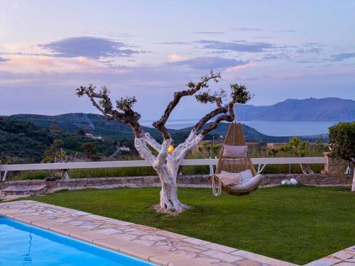 Private Pool with Sea & Mountain View ,Full Privacy - Villa Kyriaki