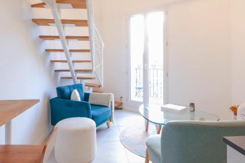 2BR Close Gare Station AC and Balcony DOWNTOWN CANNES - BENAKEY
