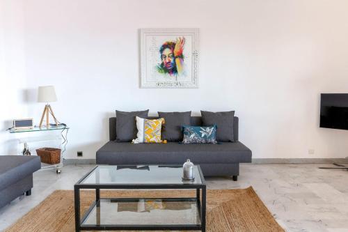 Beautiful flat with Sea View Terrace Pool Parking portative AC- BENAKEY photo 5