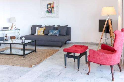 Beautiful flat with Sea View Terrace Pool Parking portative AC- BENAKEY photo 7