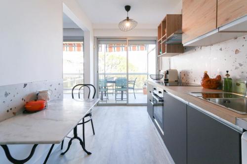 Beautiful flat with Sea View Terrace Pool Parking portative AC- BENAKEY photo 13