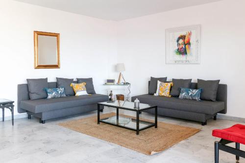 Beautiful flat with Sea View Terrace Pool Parking portative AC- BENAKEY photo 4