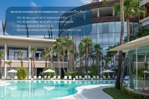 an image of the exterior of a building with a swimming pool at Higuerón Rental Marítimo Romar C - Managed by Higuerón Resort in Fuengirola