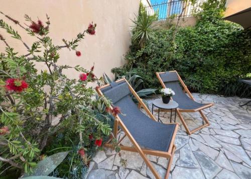 Rare in Cannes, quiet apartment for 4 people, garden, parking