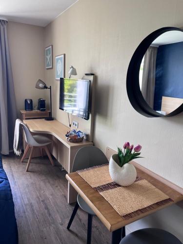 Studio David Plage avec piscine et parking